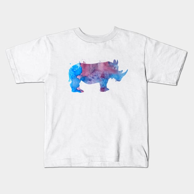Rhino Kids T-Shirt by TheJollyMarten